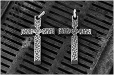 Cratered Ti Crosses